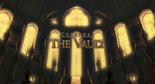 the vault dungeon intro flythrough title
