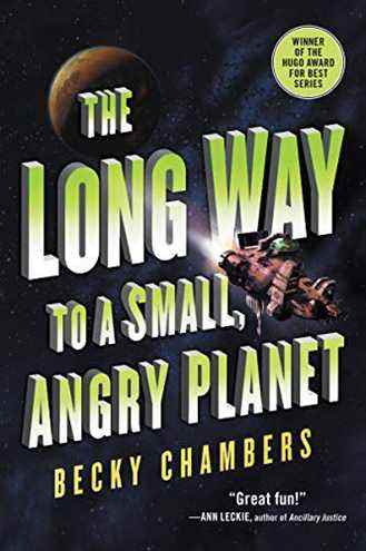 couverture de The Long Way to a Small, Angry Planet de Becky Chambers