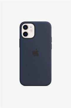 Coque en silicone Apple iPhone 12 Mini avec MagSafe (Marine)