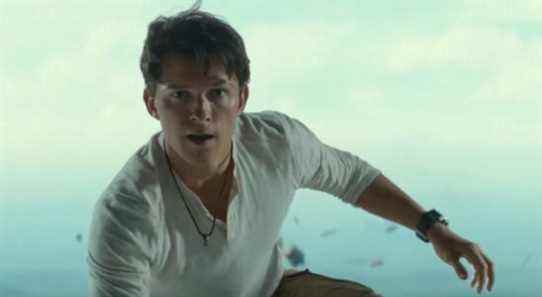 uncharted movie trailer tom holland
