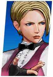 Portrait miniature du personnage King via le site Web officiel de SNK King Of Fighters 15.