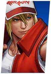 Portrait miniature du personnage de Terry Bogard via le site Web officiel de SNK King Of Fighters 15.