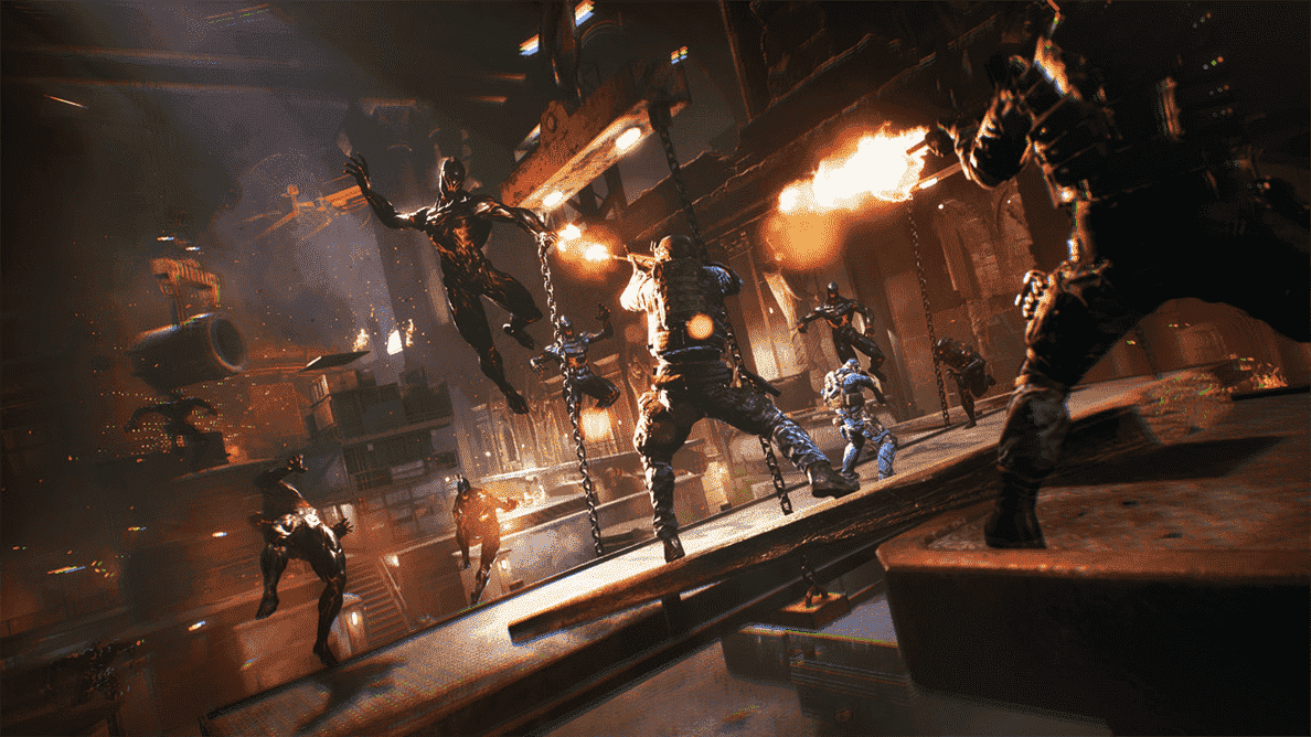 Des soldats affrontent des êtres de science-fiction dans CrossfireX