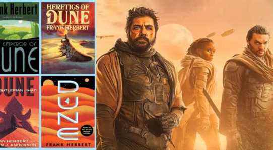 title image frank herbert dune books Dune 2021 promo art