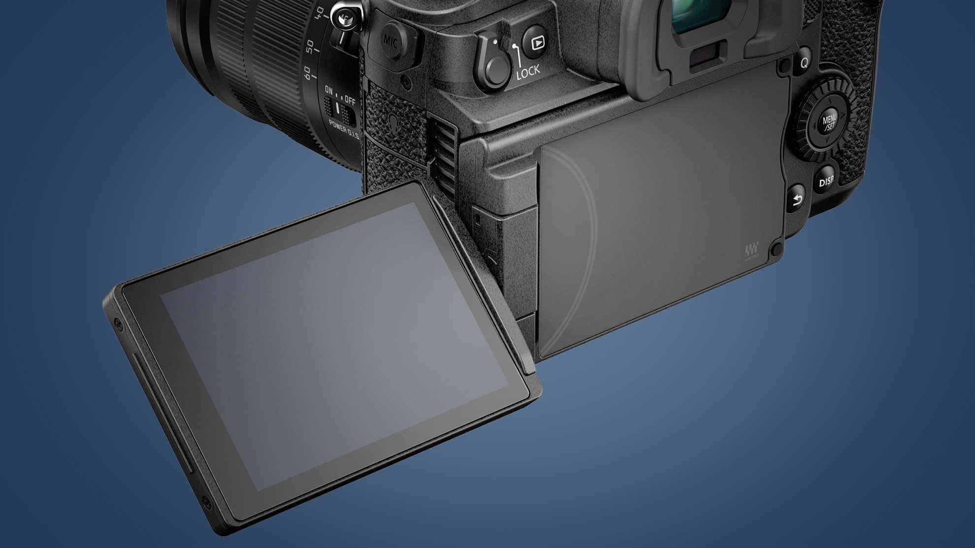 L'écran rabattable de la caméra Panasonic GH6