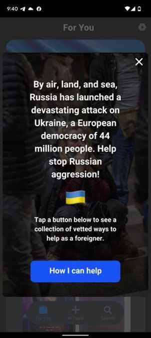 Reface aide Ukraine capture d'écran