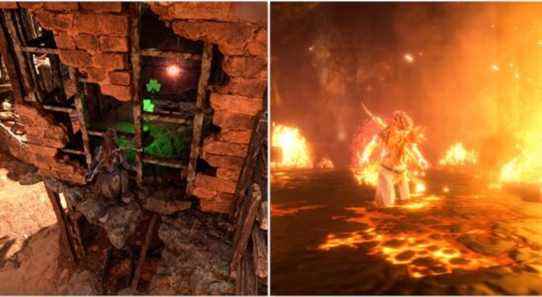 Exploring the world and Walking through lava in Horizon Forbidden West
