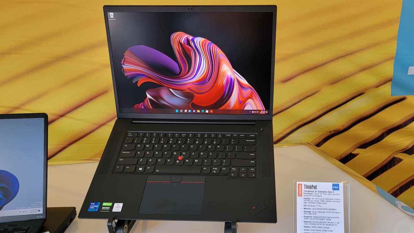 Lenovo ThinkPad X1 extrême génération 5