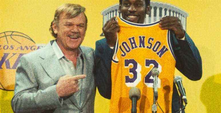 John C. Reilly and Quincy Isaiah in "Winning Time" lakers