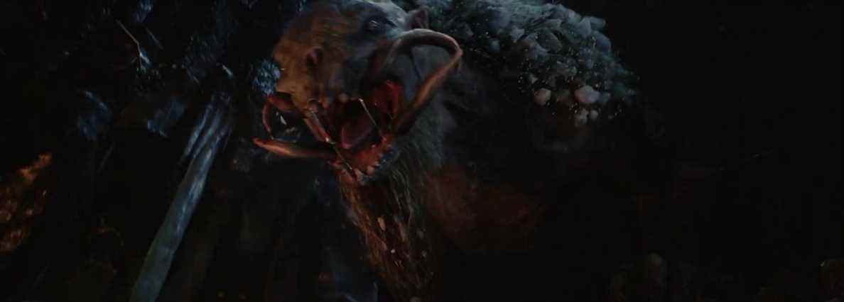 Un monstre ressemblant à un troll dans Le Seigneur des Anneaux : Les Anneaux de Pouvoir. 