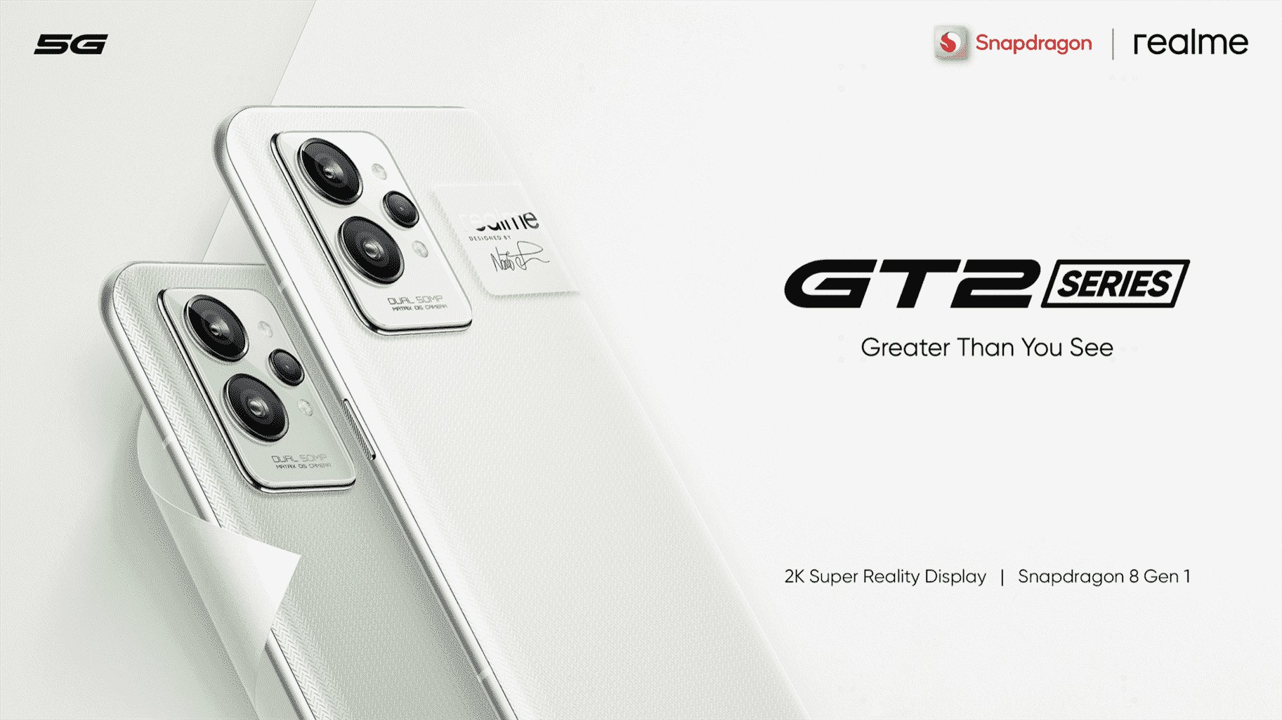 Art officiel du Realme GT 2 et Realme GT 2 Pro