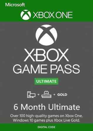 6 mois Xbox Game Pass Ultimate Xbox One / PC