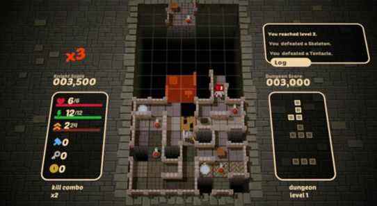 Ce robot d'exploration de donjon Tetris-y roguelike ressemble à un excellent puzzle