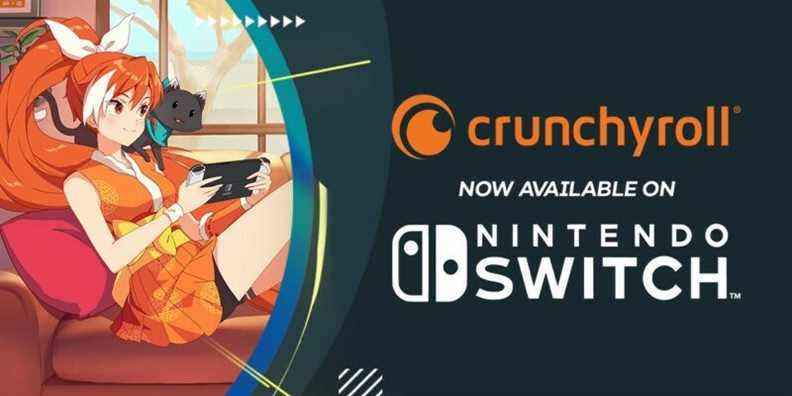 Crunchyroll est désormais disponible sur Switch
