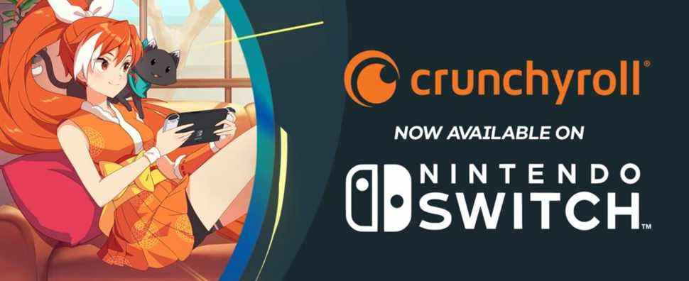 Crunchyroll est maintenant disponible sur Nintendo Switch, inclut la visualisation hors ligne