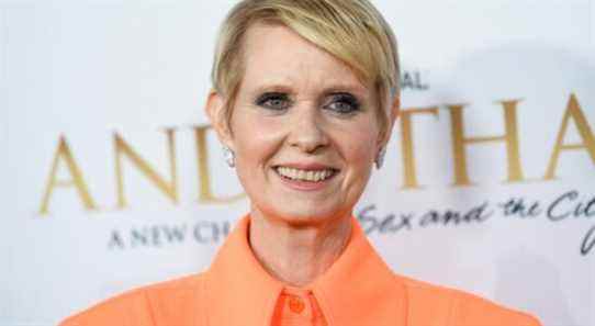 Cynthia Nixon attends the premiere of HBO's "And Just Like That" at the Museum of Modern Art on Wednesday, Dec. 8, 2021, in New York. (Photo by Evan Agostini/Invision/AP)