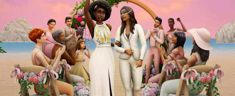 EA publiera l'extension de mariage des Sims 4 en Russie avec une relation romcom saphique désastreuse intacte