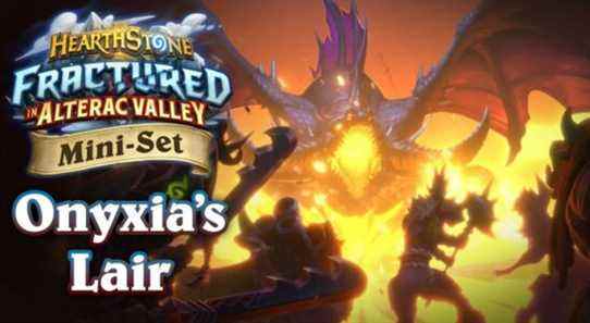 Hearthstone revient dans le monde classique de World of Warcraft avec le mini-ensemble Onyxia's Lair