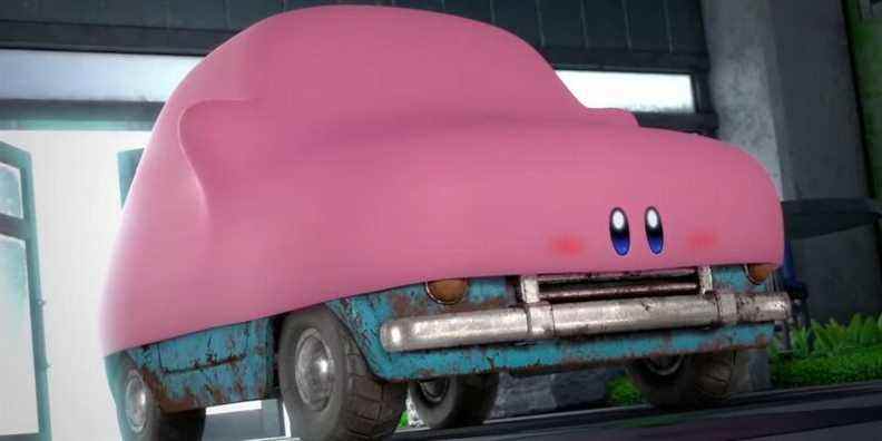 La nouvelle bande-annonce de Kirby et la terre oubliée révèle un mode bouchée où vous pouvez aspirer une voiture