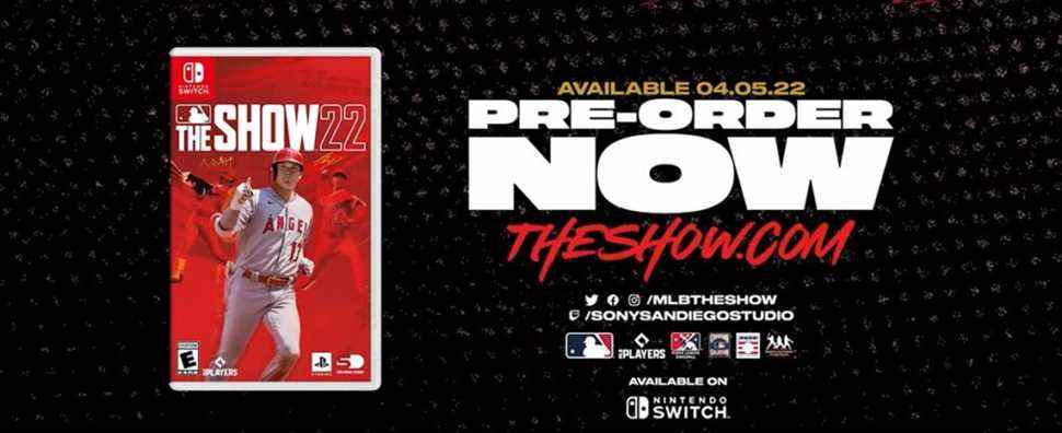 Le MLB The Show 22 de Sony joue au ballon avec Nintendo Switch le 5 avril