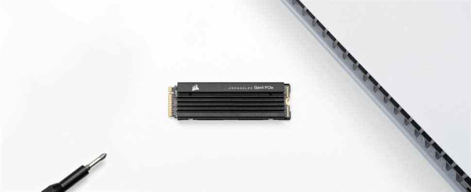 Le nouveau SSD M.2 de Corsair rend la mise à niveau de votre PS5 moins pénible