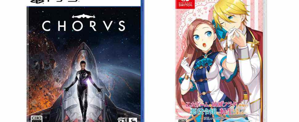 Les sorties de jeux japonais de cette semaine : Chorus, le jeu My Next Life as a Villainess, plus