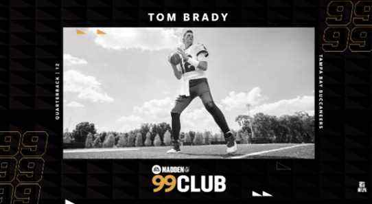 Madden 22 donne à Tom Brady un OVR de 99 pour célébrer sa retraite