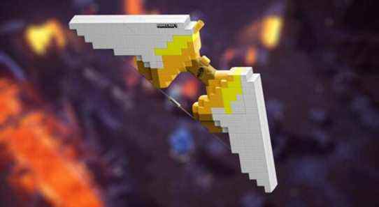 NERF révèle un arc motorisé Minecraft Sabrewing basé sur Minecraft: Dungeons