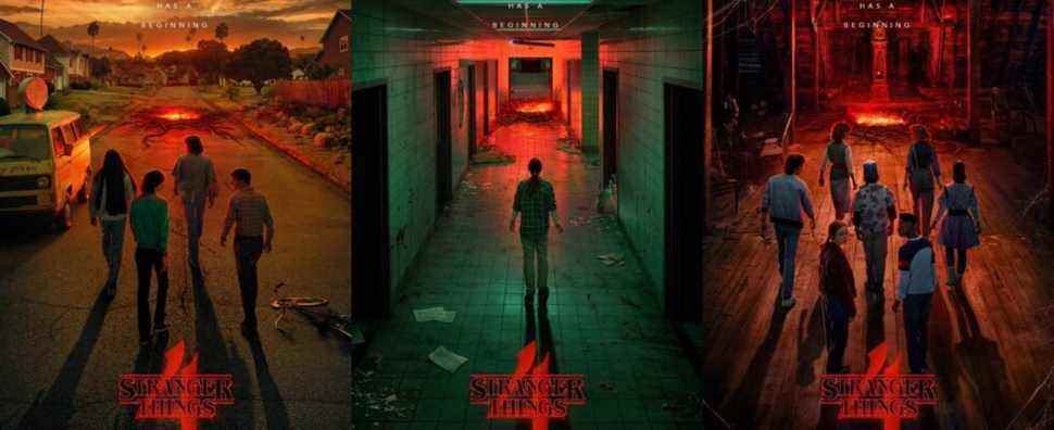 Netflix partage quatre nouvelles affiches taquinant la saison 4 de Stranger Things