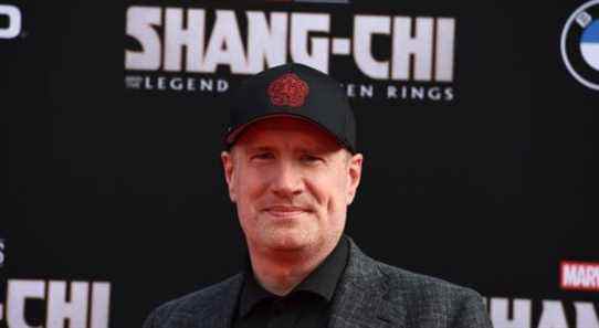 Kevin Feige arrives at the premiere of "Shang-Chi and the Legend of the Ten Rings"