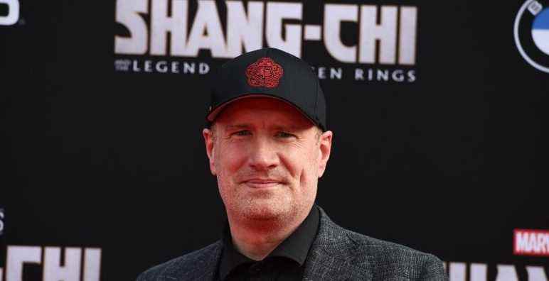 Kevin Feige arrives at the premiere of "Shang-Chi and the Legend of the Ten Rings"