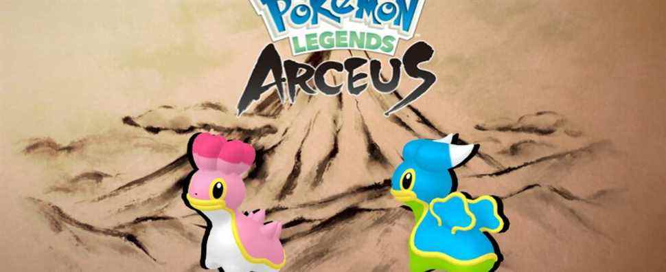 Pokemon Legends: Arceus - Requête 45 Procédure pas à pas (Coquillages de l'Est et de l'Ouest)
