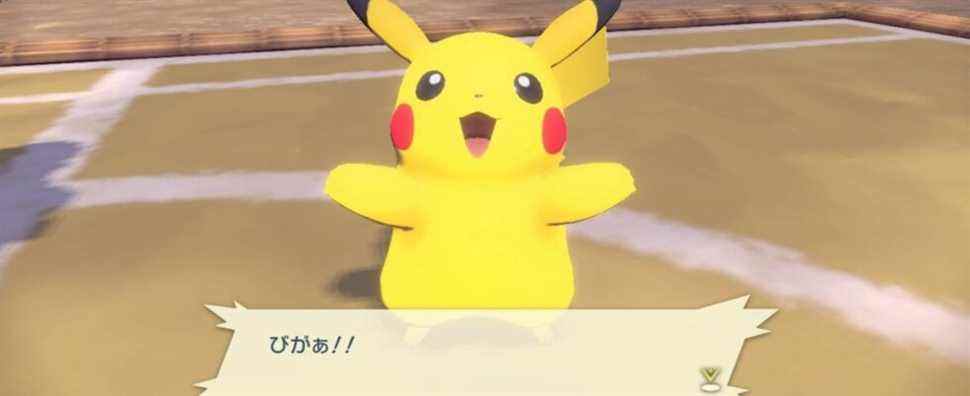 Pokemon Legends : Arceus revient sur le développement de Pikachu