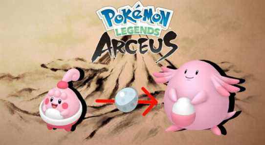 Pokemon Legends: Arceus – Comment faire évoluer Happiny en Chansey