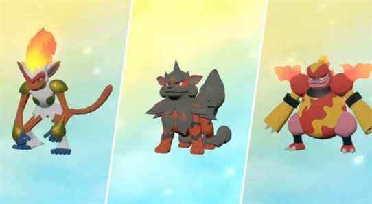 Pokemon Legends: Arceus – Les 5 meilleurs Pokémon de type feu (et où les trouver)