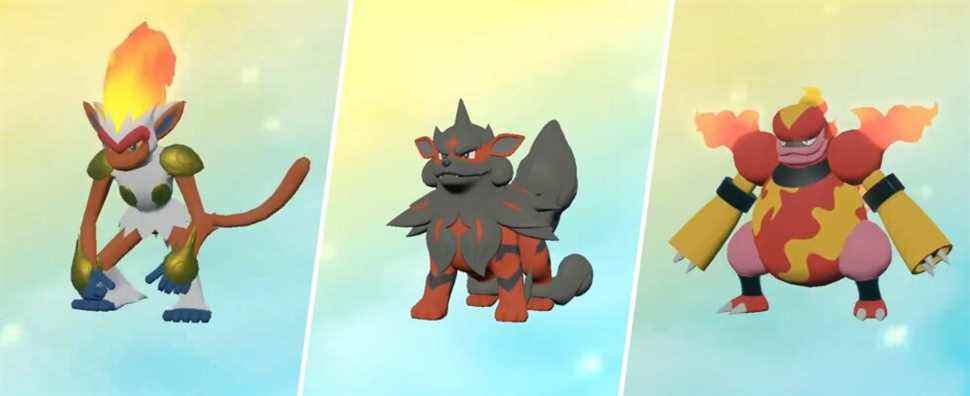 Pokemon Legends: Arceus – Les 5 meilleurs Pokémon de type feu (et où les trouver)