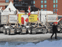L'occupation et les manifestations des camionneurs continuent leur 11e jour à Ottawa lundi.  TONY CALDWELL, Postmédia.