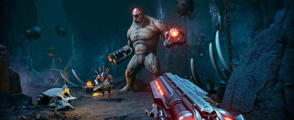 Scathe est un FPS Bullet Hell inspiré de Doom avec une coopération Drop-In, Drop-Out