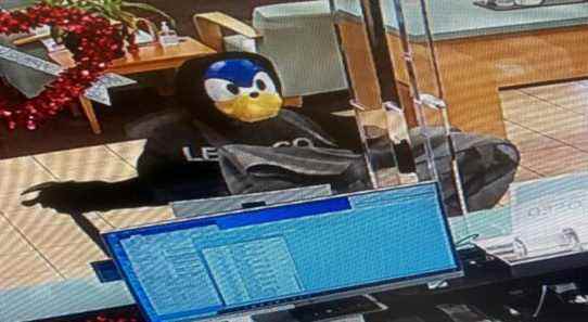 Sonic The Hedgehog vole une banque