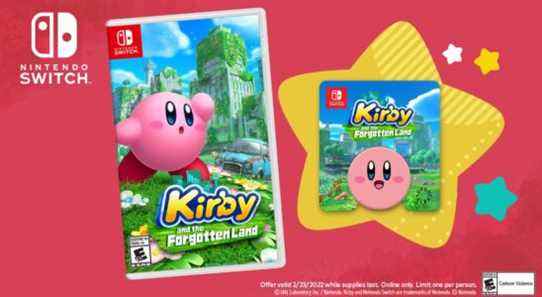 Walmart dévoile Kirby et le bonus de précommande de Forgotten Land