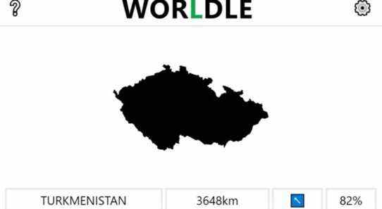 Worldle est Wordle, sauf pour la géographie