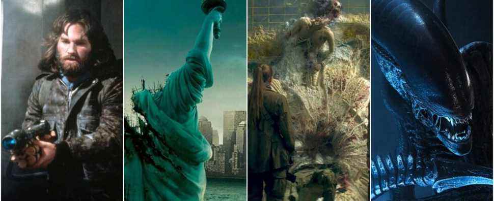 The Thing, Cloverfield, Annihilation, and Alien
