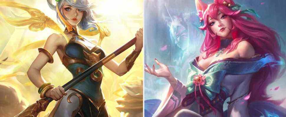 league of legends ahri and lux