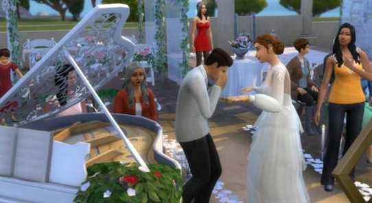 Sims 4 wedding breaking off a wedding
