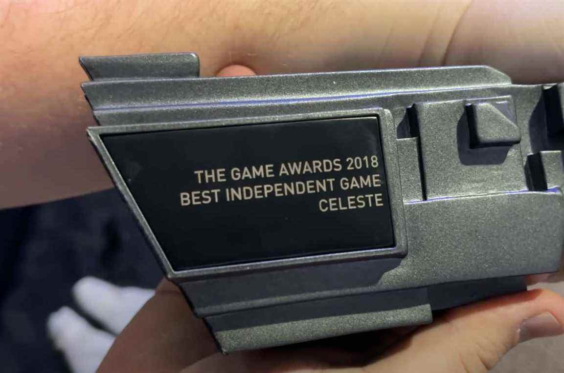 Prix ​​Celeste du meilleur jeu indépendant aux Game Awards 2018