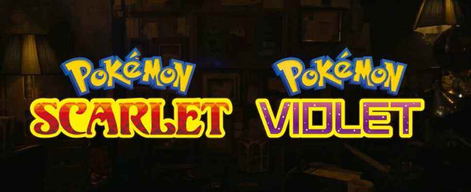 Pokemon Scarlet et Pokemon Violet annoncés pour Switch