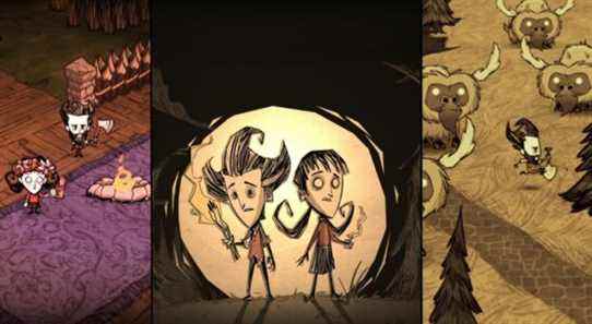 don't starve together wilson willow scenery gameplay