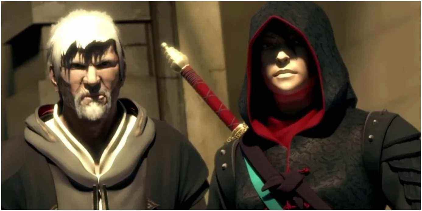 Une ancienne version d'Ezio et Shao Jun dans Assassin's Creed Embers