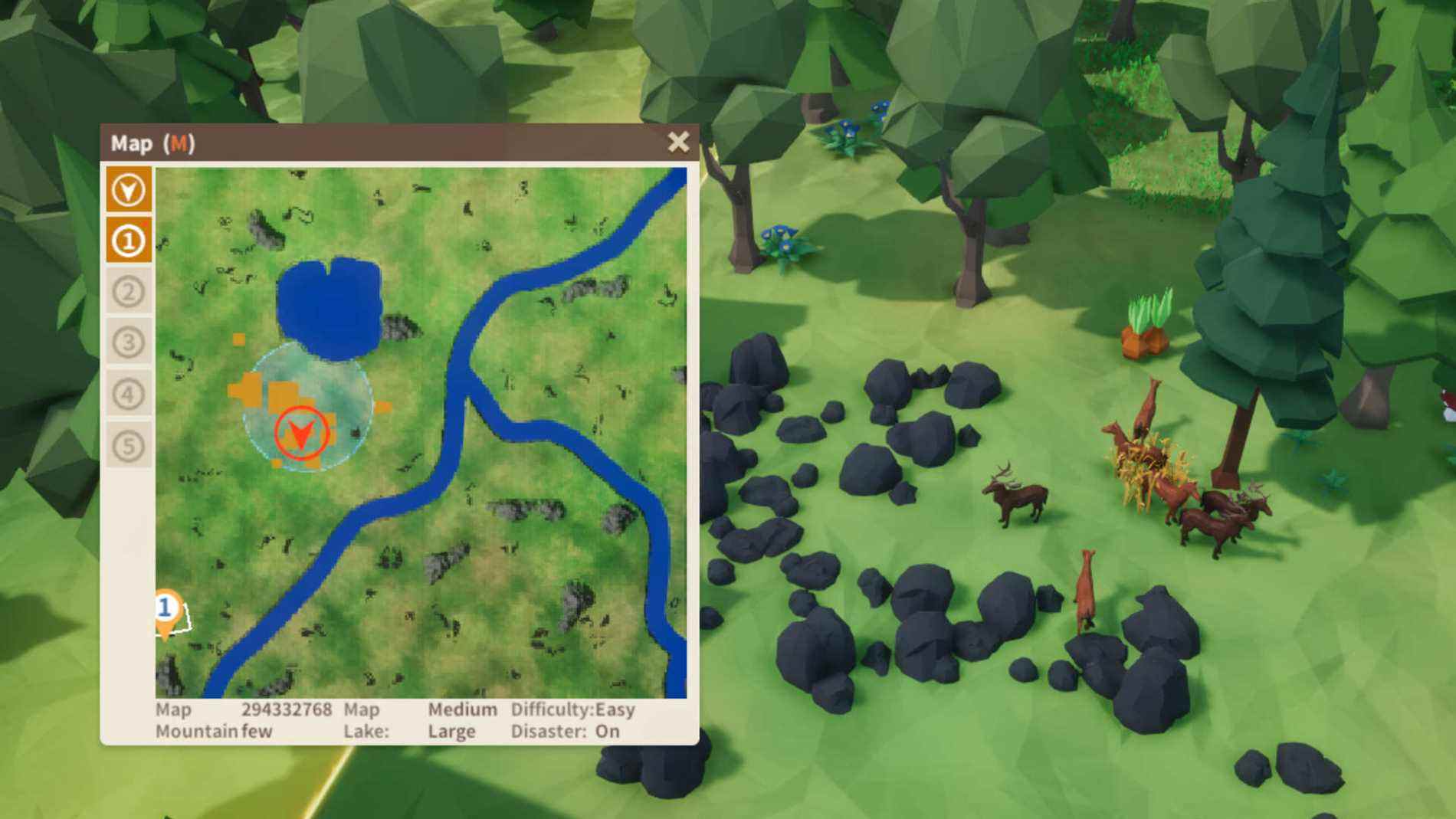 Capture d'écran de la carte Settlement Survival