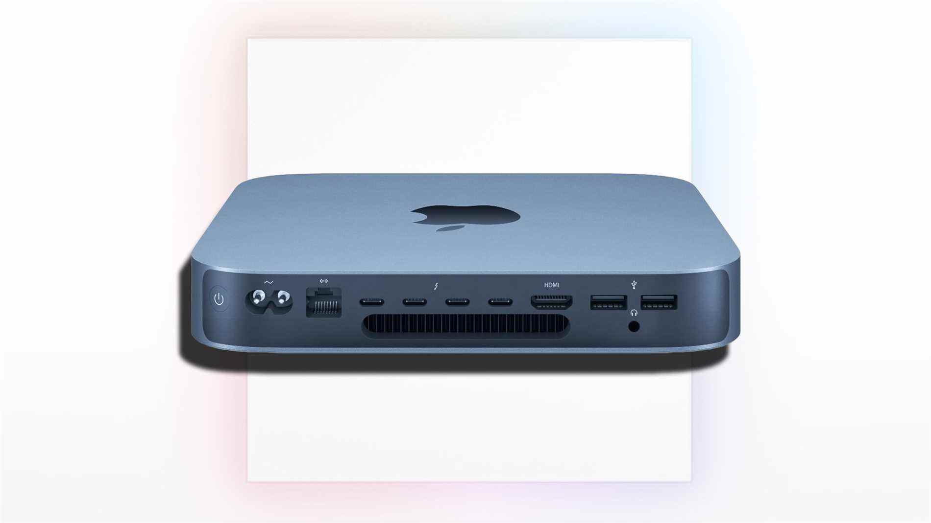 Écran externe Apple avec lancement Mac mini